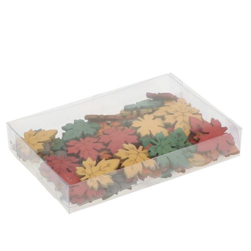 Floristik24 Colorful maple leaf for sprinkling 3.5cm 72pcs