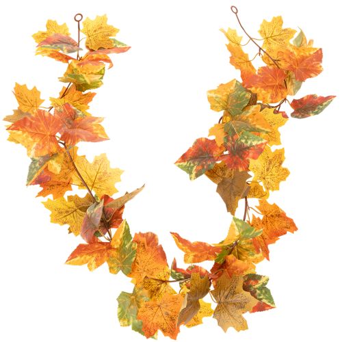 Product Artificial Maple Leaf Garland Autumn Decoration 165cm