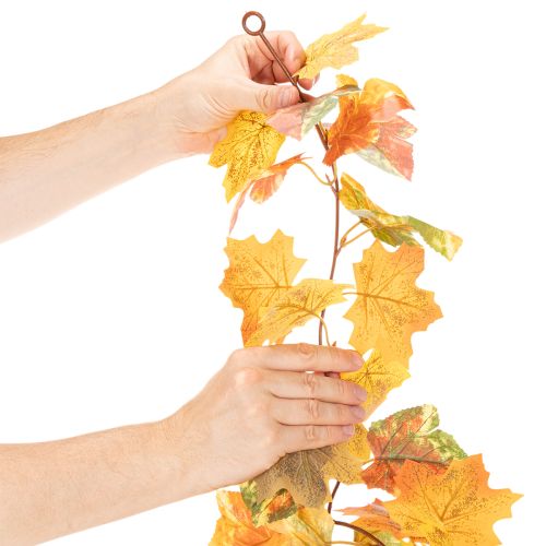 Artificial Maple Leaf Garland Autumn Decoration 165cm | Floristik24.co.uk