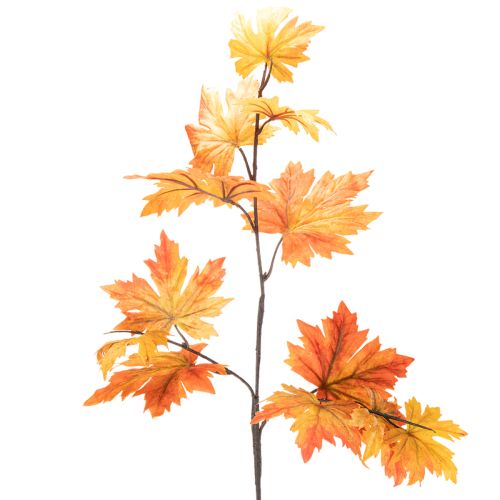Artificial Maple Branch 100cm in Autumn Colors for Indoor Decoration