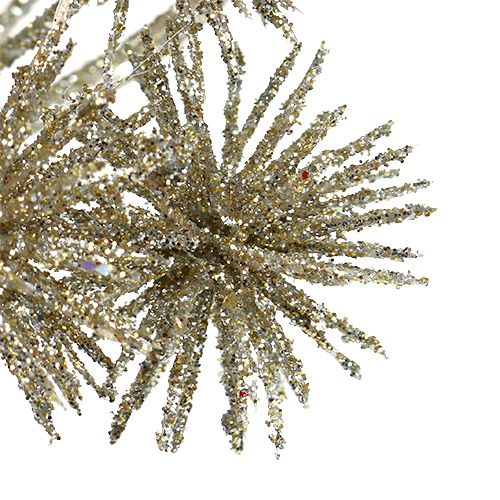 Allium with mica champagne Ø18cm L70cm