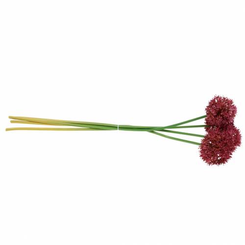 Floristik24 Ornamental Allium Artificial Mauve Ø7cm H58cm 4pcs