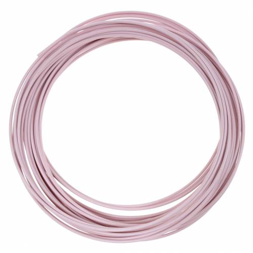 Aluminum wire Ø2mm pastel pink 100g 12m