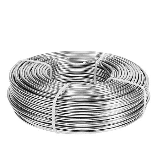Floristik24 Aluminum wire 3mm 1kg silver