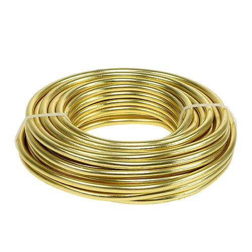 Product Aluminium wire 5mm 500g gold