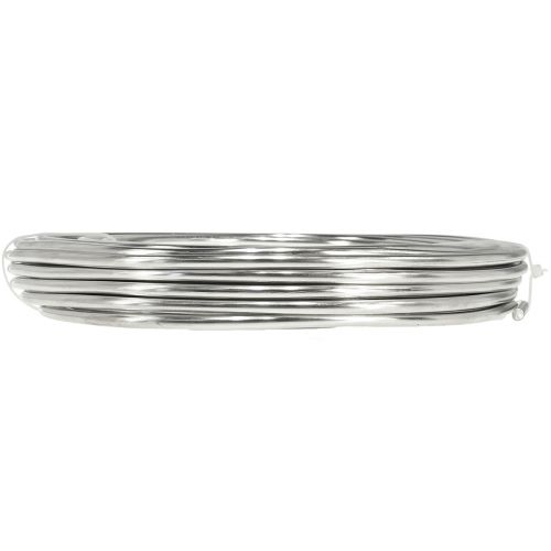 Product Aluminium wire silver shiny craft wire decorative wire Ø5mm 1kg