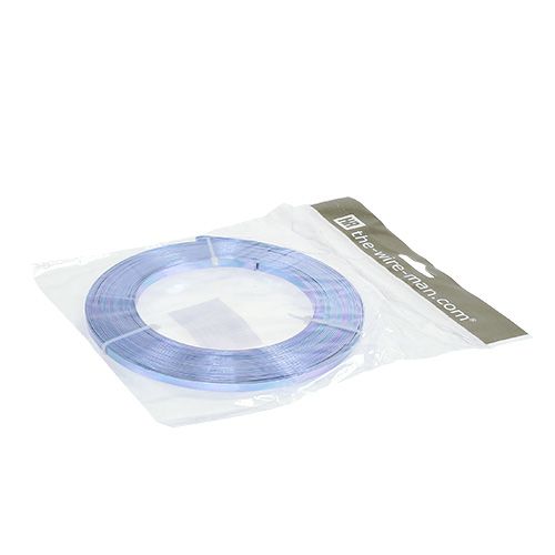 Floristik24 Aluminum flat wire lilac 5mm 10m