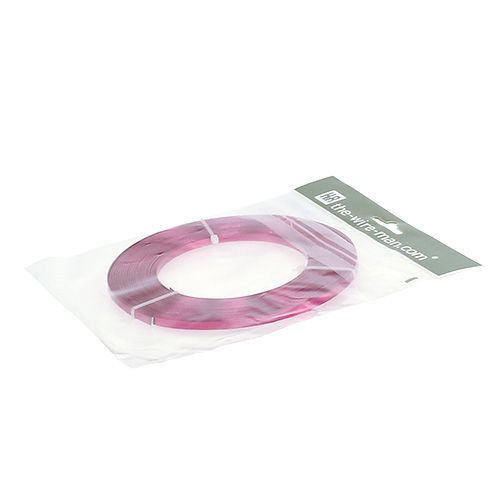 Product Aluminum flat wire pink 5mm 10m