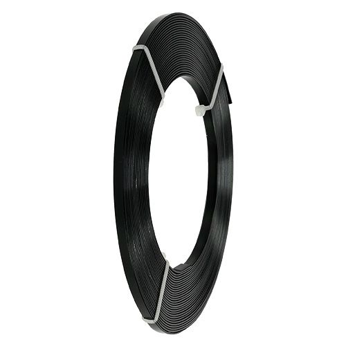 Product Aluminum flat wire black 5mm 10m