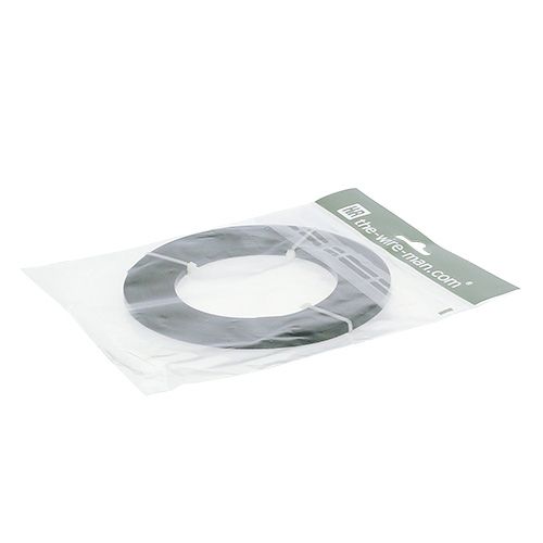 Product Aluminum flat wire black 5mm 10m