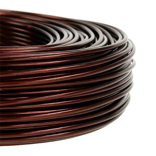 Aluminum wire Ø2mm 500g 60m brown