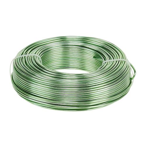 Floristik24 Aluminum wire Ø2mm 500g 60m Mint green