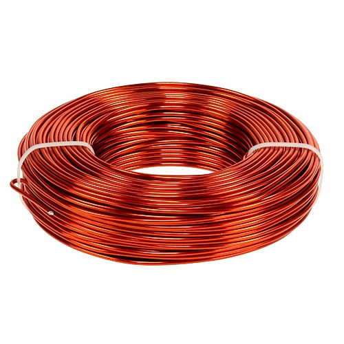 Floristik24 Aluminum wire Ø2mm 500g 60m Orange