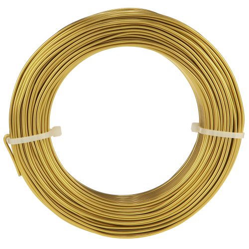 Product Aluminum wire 2mm craft wire decorative wire gold 60m 500g