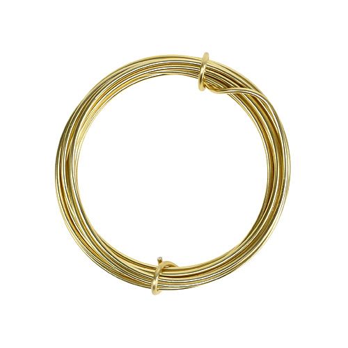 Floristik24 Aluminum wire 2mm gold 3m