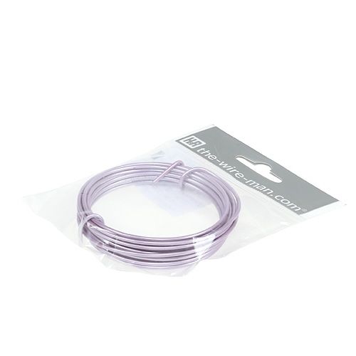 Product Aluminum wire 2mm light purple 3m