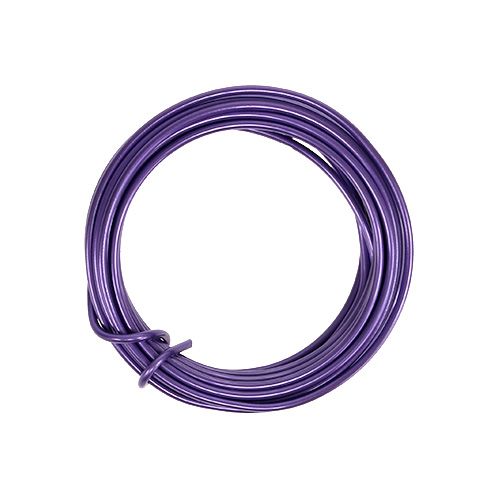 Floristik24 Aluminum Wire 2mm Purple 3m