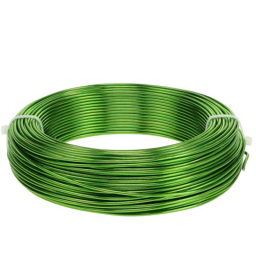 Floristik24 Aluminum wire Ø2mm May green 60m 500g