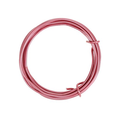 Product Aluminum wire 2mm pink 3m