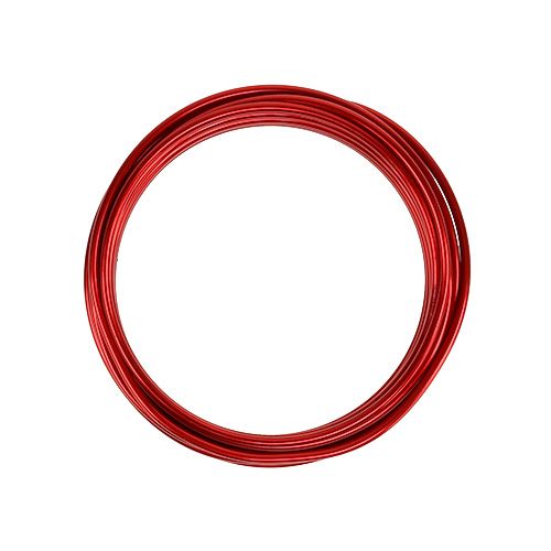 Aluminum Wire 2mm Red 3m