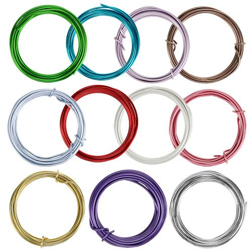 Product Aluminum wire 2mm colored 3m