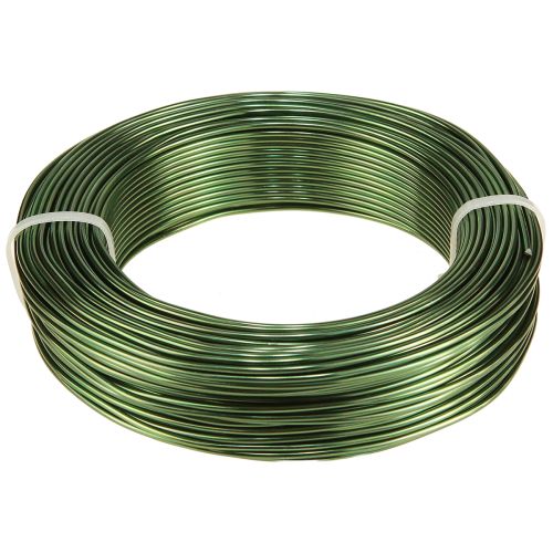 Product Aluminum wire green Ø2mm craft wire dark green 500g 60m