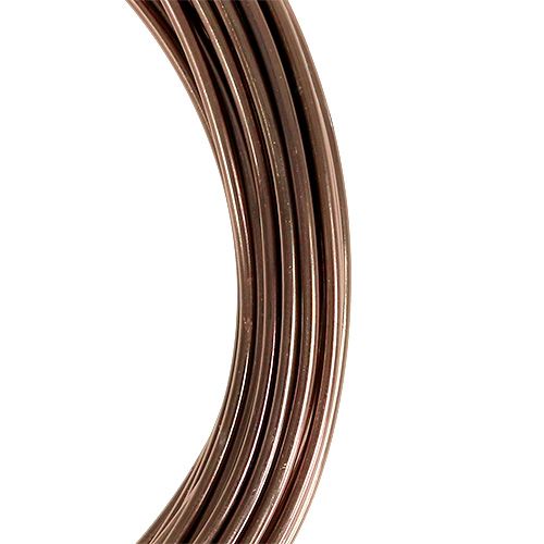 Product Aluminum wire light brown Ø2mm 12m