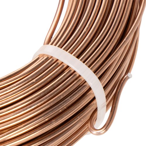 Brown Aluminium Wire 2mm x 60m for Floristry and Crafting (500g) | Floristik24.co.uk