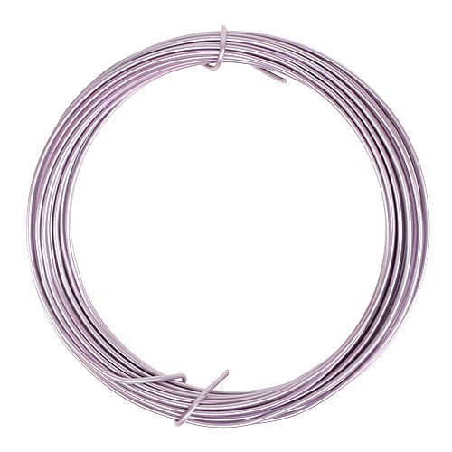 Floristik24 Aluminum wire pastel purple Ø2mm 12m