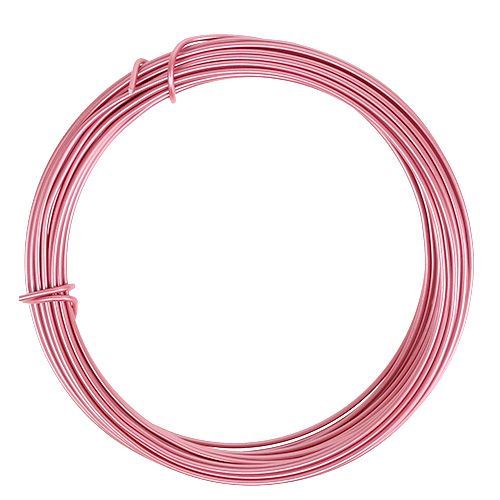 Product Aluminum wire pink Ø2mm 12m