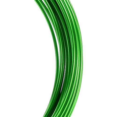 Product Aluminium wire 2mm 100g apple green