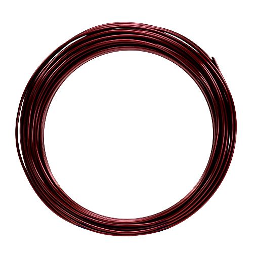 Product Aluminum wire 2mm 100g Bordeaux