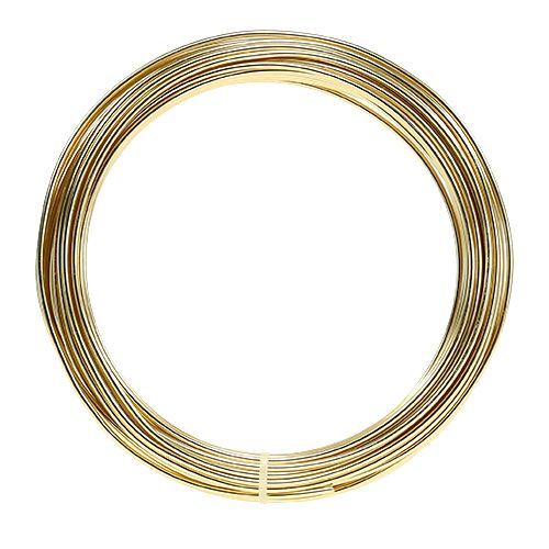 Product Aluminium wire 2mm 100g gold