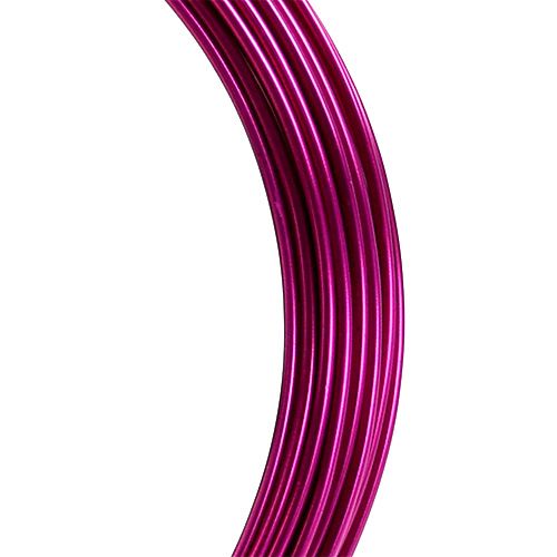 Product Aluminium wire 2mm 100g pink