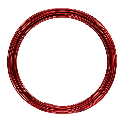 Floristik24 Aluminum wire 2mm 100g red