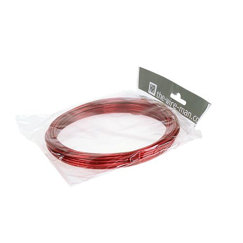 Product Aluminium wire 2mm 100g red