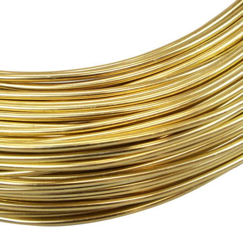 Product Aluminum wire Ø2mm 500g 60m gold