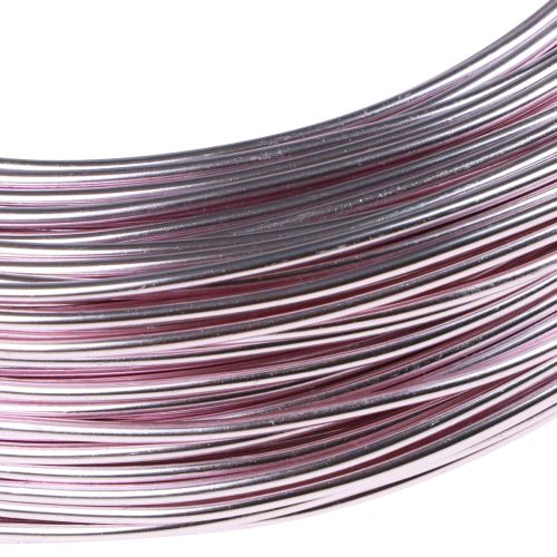 Product Aluminum wire Ø2mm pink decorative wire round 480g