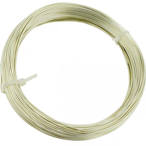Product Aluminium wire Ø1mm champagne jewellery wire round 120g