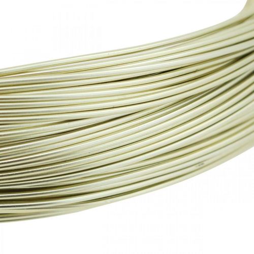 Product Aluminium wire Ø1mm champagne jewellery wire round 120g
