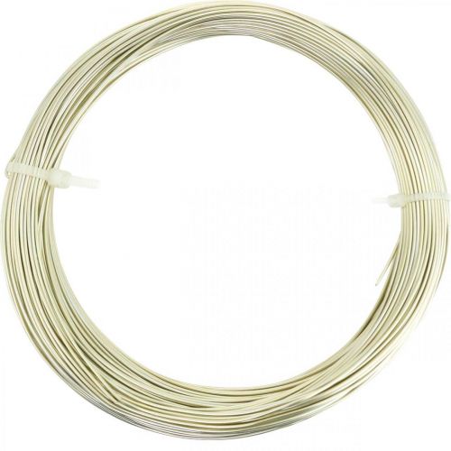 Product Aluminium wire Ø1mm champagne jewellery wire round 120g