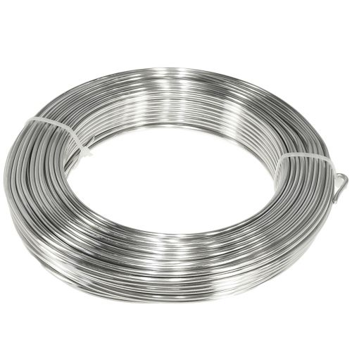 Product Aluminium wire decorative wire craft wire silver Ø3mm 1kg