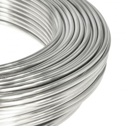 Product Aluminium wire decorative wire craft wire silver Ø3mm 1kg