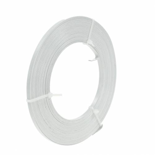 Product Aluminum Flat Wire 5mm 10m White Beading Wire