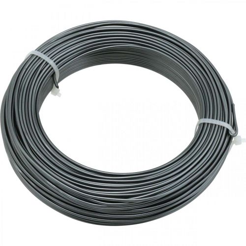 Product Aluminum wire Ø2mm anthracite deco wire round 480g