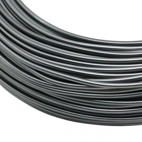 Product Aluminum wire Ø2mm anthracite deco wire round 480g