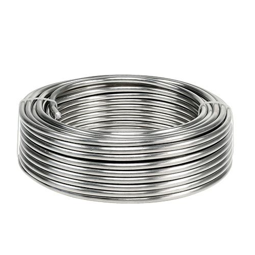 Floristik24 Aluminum wire 5mm 1kg silver