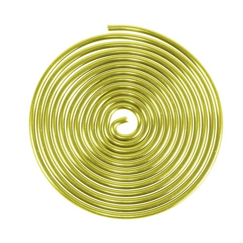 Floristik24 Aluminum snail metal snail gold 2mm 120cm 2pcs