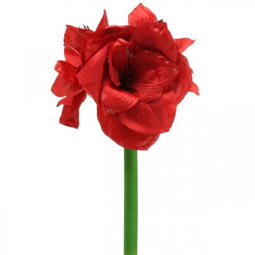 Red shop silk flowers