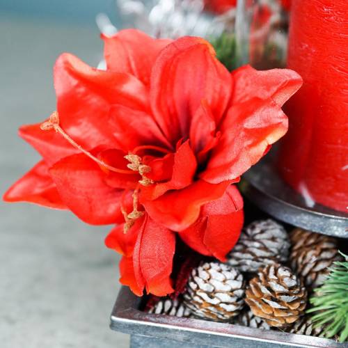 Product Amaryllis artificial large red 96.5cm